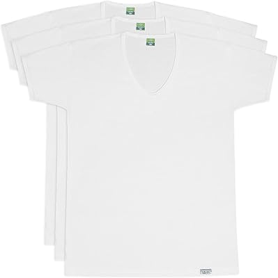 Maillot de corps rayyan à col rond en forme de v pour hommes, 3 pièces, couleur blanche, blanc. En tant que boutique en ligne généraliste de confiance en Côte d'Ivoire, DIAYTAR COTE D'IVOIRE est déterminée à offrir une expérience d'achat exceptionnelle à ses clients. Nous proposons une sélection extensive de produits, allant des produits alimentaires aux accessoires de beauté, en passant par les produits électroniques et les vêtements. Notre site web est conçu pour être convivial et facile à utiliser, garantissant une navigation agréable pour nos clients.