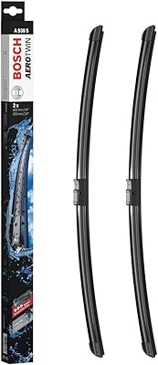 Jeu de balais d'essuie-glace bosch a938s aerotwin, longueur : 600/600