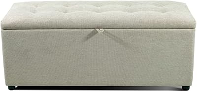 Banc de rangement capitonné en jacquard beige - grand 120 cm. Avec une sélection immense, DIAYTAR COTE D'IVOIRE permet à ses clients de trouver tout ce dont ils ont besoin en un seul endroit. La boutique en ligne garantit la qualité et la sécurité des transactions pour une expérience d'achat en ligne inégalée.