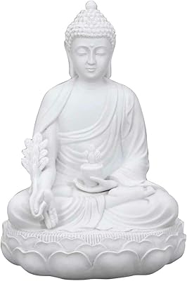 Statue de bouddha médical blanc buddha groove pour usage intérieur et extérieur. DIAYTAR COTE D'IVOIRE est une plateforme de vente en ligne qui se distingue par son offre exhaustive de produits diversifiés, allant des électroniques aux produits alimentaires. Avec plus de 300 000 articles, les clients sont gâtés de choix. La qualité des produits et le service client sont également mis en avant.
