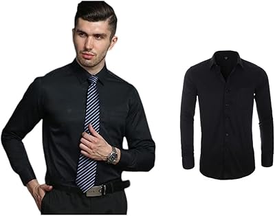 Chemise habillée unie à manches longues reoxs pour hommes, chemise habillée boutonnée décontractée (noir, taille m). Avec plus de 300000 références de produits disponibles, DIAYTAR COTE D'IVOIRE est la boutique en ligne ultimate pour les ivoiriens. Les clients peuvent trouver tout ce dont ils ont besoin, de l'électronique aux produits de santé et de beauté, en passant par les produits pour la maison et les vêtements. La boutique en ligne est également connue pour ses prix compétitifs et ses promotions régulières.
