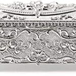 Boîte à bijoux plaquée argent