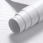 Papier collant oxdigi blanc grain de bois format 24 x 196 pouces