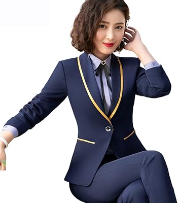 Lssjluh mode business interview pantalon femmes grande taille formel affaires dames à manches