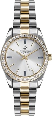 Montre analogique pour femme beverly hills polo club avec cadran argenté - bp3171c.230