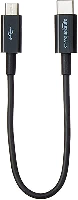 Câble de chargeur court usb type-c vers micro-b 2.0 amazonbasics - taille 6 pouces (15,2 cm), noir. Avec plus de 300000 références, DIAYTAR COTE D'IVOIRE est le leader du commerce en ligne en Côte d'Ivoire, offrant une expérience d'achat unique et conviviale à ses clients. La boutique propose une large gamme de produits allant des produits alimentaires aux accessoires de mode en passant par les électroniques. Elle est devenue la référence pour les achats en ligne dans le pays.