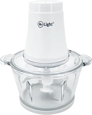 Hachoir électrique mr. lite, hachoir à bol en verre de 1,8 l pour viande, légumes, fruits et noix, moteur en acier inoxydable et 4 lames tranchantes, 350 w. La boutique en ligne DIAYTAR COTE D'IVOIRE est leader en Cote d'Ivoire en termes de vente en ligne, avec plus de 300 000 références de produits disponibles. La boutique propose une expérience d'achat personnalisée, avec des recommandations de produits basées sur les préférences des clients.