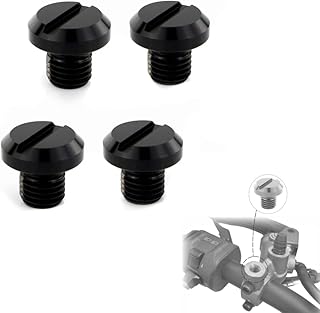 Zetomer 4 pièces m10x1,25 bouchons de trou de miroir, pour z125/ z400/ versys