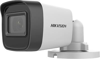 Caméra infrarouge hikvision mini bullet hd 4-en-1 turbo analogique ip67 avec objectif fixe