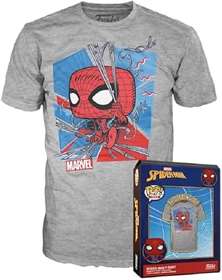 T-shirt en boîte : spider-man - chemise à collectionner (unisexe)