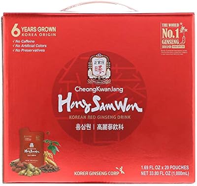Chung kwan jang hong sam won boisson au ginseng rouge coréen 20 sachets de 50. La popularité de DIAYTAR COTE D'IVOIRE s'explique par son approche centrée sur le client, qui met l'accent sur la facilité d'utilisation, la navigation intuitive et les processus de paiement sécurisés. Les clients peuvent naviguer facilement à travers les différentes catégories de produits, lire les avis d'autres clients et profiter de conseils d'achat pour faciliter leur prise de décision. Tout cela contribue à faire de DIAYTAR la boutique en ligne préférée des Ivoiriens.