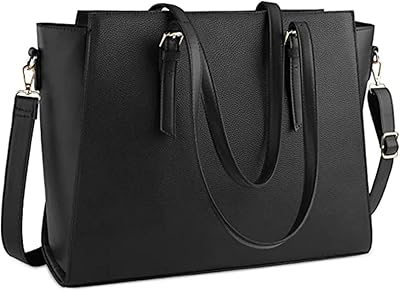 Sac pour ordinateur portable pour femme, taille 15,6 pouces, grand sac fourre-tout