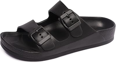 Sandales lm pour femmes, sandales plates réglables en eva, sandales confortables à double
