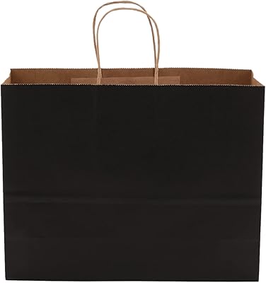 Red dot gift® 12 sacs en papier kraft avec poignées pour cadeaux