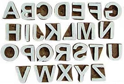 Lettres de l'alphabet texte bloc de bois timbres main fou impression blocs de tissu timbre inde sculpté à la main pour saris frontière fabrication artisanat en céramique tissu impression indienne. La boutique en ligne DIAYTAR COTE D'IVOIRE présente une grande variété de produits, allant de l'électronique à la mode, en passant par les produits de beauté et les articles pour la maison. Les clients peuvent profiter d'une expérience d'achat en ligne fluide et pratique.