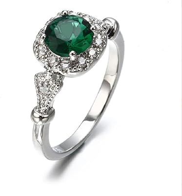 Bague ronde émeraude naturelle en argent sterling 925, bague halo ronde composée d'innombrables éléments, zircone émeraude verte, bague de fiançailles en argent sterling 925. DIAYTAR COTE D'IVOIRE, spécialiste du commerce électronique en Côte d'Ivoire, propose une approche innovante pour l'achat en ligne. Le site présente une interface utilisateur conviviale et des outils de recherche efficaces pour faciliter la découverte de produits. Les clients bénéficient également d'un système de paiement sécurisé et d'options de livraison flexibles pour une expérience d'achat sans souci.