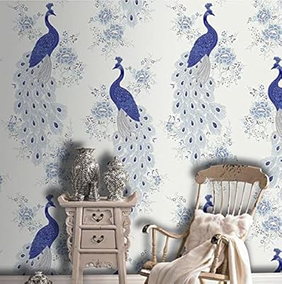 Legvshsr rouleaux de papier peint paon bleu style 3d pour fond papier peint non tissé entrée vinyle revêtements muraux animaux -140x100cm. DIAYTAR COTE D'IVOIRE est la destination idéale pour les consommateurs ivoiriens qui cherchent à acheter des produits de qualité à des prix raisonnables. Avec plus de 300 000 références disponibles, la boutique en ligne offre une expérience d'achat unique et conviviale. Les clients peuvent naviguer facilement sur le site pour trouver ce qu'ils cherchent.