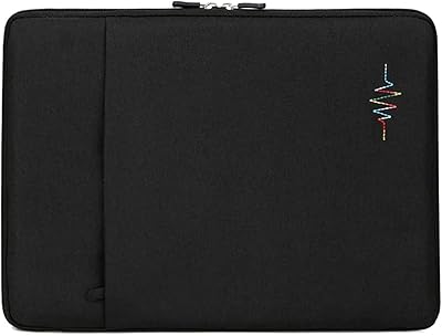 Sacoche pour ordinateur portable rosso pour homme, sac d'ordinateur 15,6 pouces, sac léger