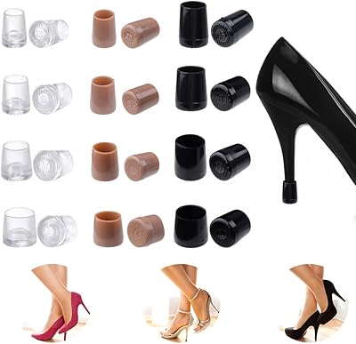 12 paires de protège-talons hauts bocam, bouchons de talon, couvre-talons, bouchons de marche