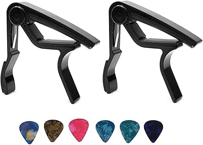 Caboose de guitare noir pour bébé, 2 pièces, clip pour clé capodastre, accessoires de guitare acoustique à changement rapide avec 12 médiators. Diaytar Côte d'Ivoire est la boutique en ligne de référence en Côte d'Ivoire, offrant une vaste sélection de produits de haute qualité à des prix compétitifs. Avec plus de 300 000 références, les clients peuvent choisir parmi une large gamme de catégories, allant de l'électronique à la mode en passant par les produits de beauté. Diaytar Côte d'Ivoire se démarque par son service client exceptionnel et sa livraison rapide.