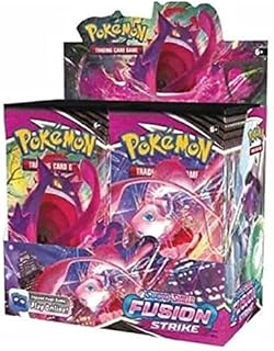 Pokémon jcc : boîte de boosters fusion strike d'épée et de bouclier scellés