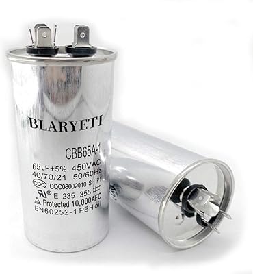 Blaryeti cbb65 65uf condensateur de fonctionnement du moteur condensateur de démarrage pour climatiseur