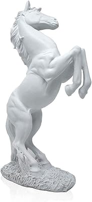 Statue de cheval debout en résine lepindor, décoration de la maison, ornement animal, sculpture d'élevage de chevaux, sculpture décorative - blanc. DIAYTAR COTE D'IVOIRE est une boutique en ligne généraliste qui propose plus de 300 000 références de produits. Elle est considérée comme l'une des boutiques en ligne les plus populaires de Côte d'Ivoire, offrant une grande varieté de produits à des prix compétitifs. Les clients peuvent y trouver tout ce dont ils ont besoin, desde les produits alimentaires jusqu'aux électroniques en passant par les vêtements.