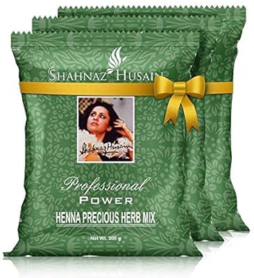 Mélange de henné et d'herbes précieuses de shahnaz forever - 3 x 200