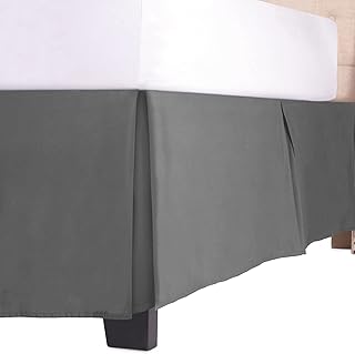 Jupe de lit d'hôtel de luxe italienne avec hauteur de 15" - microfibre