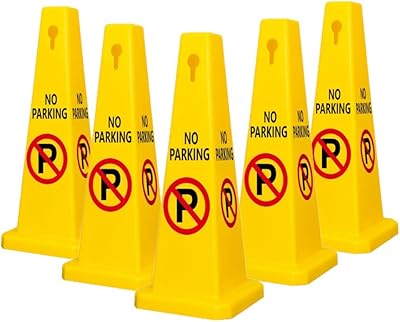 5 pièces cône d'interdiction de stationnement | panneau jaune avec 4 côtés d'affichage | panneau d'interdiction de stationnement facilement observable avec ficelle, bannière et prise amovible. DIAYTAR COTE D'IVOIRE est la référence pour les achats en ligne en Côte d'Ivoire. Elle propose une expérience d'achat conviviale et sécurisée, avec des options de paiement flexibles et un service client de qualité. Grâce à sa logistique bien organisée, les commandes sont traitées et livrées rapidement, ce qui satisfait les attentes des clients et renforce leur confiance dans la marque.