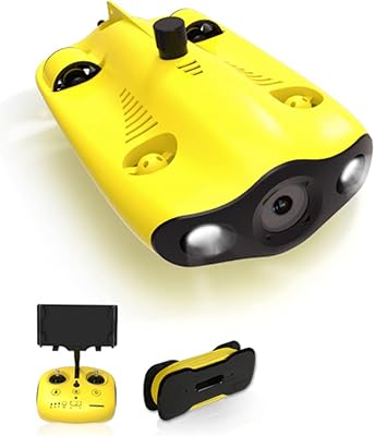 Drone sous-marin avec caméra de stabilisation d'image 4k sous-marin télécommande à