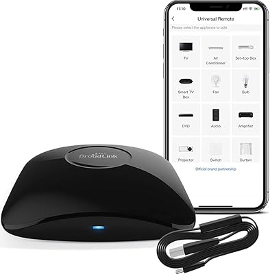 Télécommande sans fil universelle broadlink rm4 pro + hts2 version ir/rf avec capteur de température et d'humidité pour maison intelligente. La boutique en ligne DIAYTAR COTE D'IVOIRE propose une gamme étendue de produits, répondant ainsi aux attentes de sa clientèle diversifiée. Elle se distingue par sa capacité à offrir des produits de qualité à des prix abordables, ce qui explique son leadership sur le marché ivoirien. DIAYTAR COTE D'IVOIRE continue de se développer pour améliorer l’expérience d’achat de ses clients.