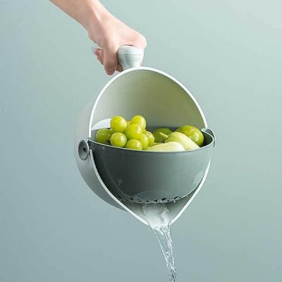 Passoire multifonction, passoire rotative pour laver les fruits et légumes, panier de rangement