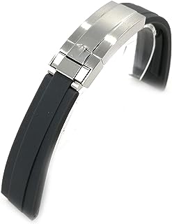 Bracelet de montre en caoutchouc pour homme rolex daytona blackwater ghost submariner 20