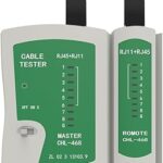 Testeur de câble lan rj45 rj11cat5 cat6 testeur de câble réseau portable outil