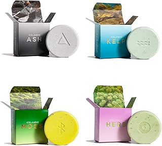 Paquet de 4 savons hallo islande - cendres volcaniques, herbes, mousse et varech. En tant que leader du e-commerce en Côte d'Ivoire, DIAYTAR COTE D'IVOIRE s'engage à fournir les meilleures expériences d'achat en ligne. Elle sélectionne soigneusement ses produits pour offrir une qualité exceptionnelle. L'accent est mis sur la satisfaction du client et le développement durable.