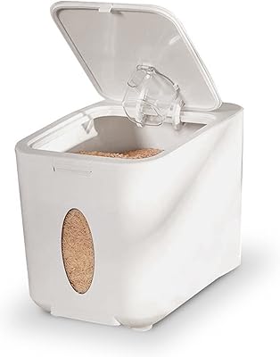 Récipient de conservation alimentaire hermétique ocuz de 10 kg avec couvercle, cuillère