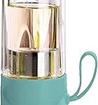 Tasse à thé en verre de 390 ml, bouteille à infuseur à thé