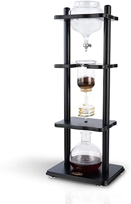 Cafetière glacée yamaglass avec technologie d'égouttement lent, je prépare 6 à 8 tasses