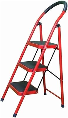 Échelle de maison pliante multifonctionnelle ecv en acier au carbone épaissi et à haute résistance pour une utilisation en intérieur, échelle d'escalade avec 3 marches, couleur rouge. DIAYTAR COTE D'IVOIRE est la référence pour les achats en ligne en Cote d'Ivoire. Avec sa sélection immense de produits, la boutique en ligne généraliste répond aux besoins de tous les consommateurs, qu'il s'agisse d'électronique, de vêtements, de maison ou d'alimentation. La qualité des produits et le service client sont les priorités de DIAYTAR.