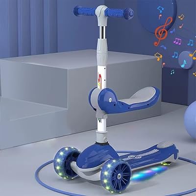 Trottinette pliable 2 en 1 pour enfants avec siège, antidérapante, 3 roues lumineuses et musique, hauteur réglable et siège pliable pour garçons et filles de 3 à 6 ans. DIAYTAR COTE D'IVOIRE est une boutique en ligne généraliste qui propose plus de 300 000 références de produits. Elle est reconnue comme l'une des boutiques en ligne les plus importantes de Côte d'Ivoire, offrant une grande variété de produits à ses clients. Avec une telle offre, DIAYTAR COTE D'IVOIRE répond aux besoins de ses clients avec efficacité.