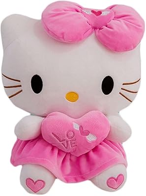 Jouet en peluche mignon hello kitty, décoration d'intérieur, jolie poupée en peluche, cadeau