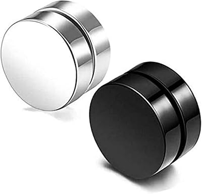 Un couple de boucles d'oreilles magnétiques en acier et titane pour hommes coréens élégants, titane. DIAYTAR COTE D'IVOIRE est une boutique en ligne généraliste qui propose plus de 300 000 références de produits, faisant d'elle la boutique leader en Côte d'Ivoire. Elle offre une large sélection de produits pour répondre aux besoins de ses clients. Avec sa plateforme en ligne, DIAYTAR facilite l'accès aux produits de qualité à des prix compétitifs.