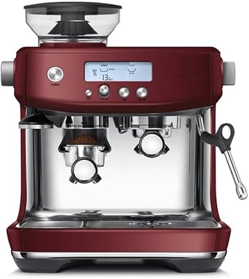 Cafetière expresso breville the barista pro - gâteau de velours rouge - bes878rvc