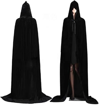 Peignoir à capuche pleine longueur en velours noir de marques génériques pour halloween, noël, fête costumée (170 cm). Avec une offre incroyablement large, DIAYTAR COTE D'IVOIRE répond aux besoins de tous les consommateurs ivoiriens. De l'électronique aux vêtements, en passant par les accessoires de maison, tout peut être trouvé sur cette plateforme. La mise à jour constante des collections garantit l'accès aux dernières tendances.