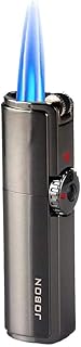 Allume-cigare à triple jet rechargeable au gaz butane rechargeable avec briquet perçant