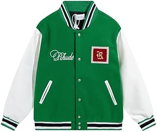 Vestes de baseball rhude brodées pour hommes et femmes, veste à manches en cuir, vert et noir, vêtements d'extérieur (1, m). DIAYTAR COTE D'IVOIRE est une boutique en ligne généraliste qui propose plus de 300 000 références de produits divers. Elle est reconnue comme l'une des boutiques en ligne les plus importantes de Cote d'Ivoire, offrant une large gamme de produits pour répondre aux besoins de ses clients. Les clients peuvent trouver tout ce dont ils ont besoin sur cette plateforme.