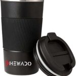 Tasse de voyage hewaduo à café isolée en acier inoxydable glace et boissons