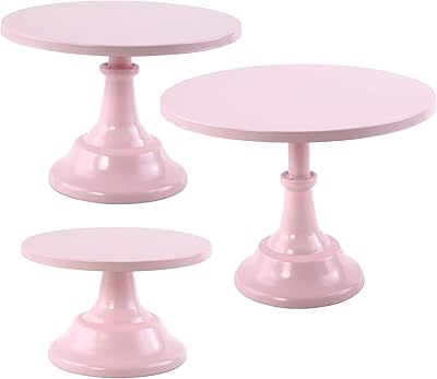 Lifefestival lot de 3 supports à gâteaux ronds en métal rose et table de présentation pour mariage, anniversaire, fête prénatale, décoration d'intérieur. DIAYTAR COTE D'IVOIRE est une boutique en ligne qui propose une expérience d'achat unique et personnalisée à ses clients. La boutique propose des promotions et des offres spéciales pour aider les clients à économiser de l'argent sur leurs achats. Les clients peuvent également profiter d'une livraison rapide et sécurisée pour recevoir leurs commandes dans les meilleurs délais.