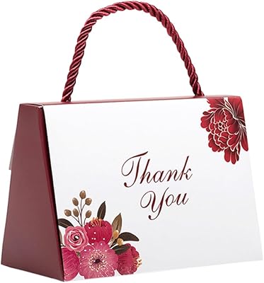 Boîtes à bonbons de mariage 50pcs coffrets cadeaux de fleurs emballage cadeau